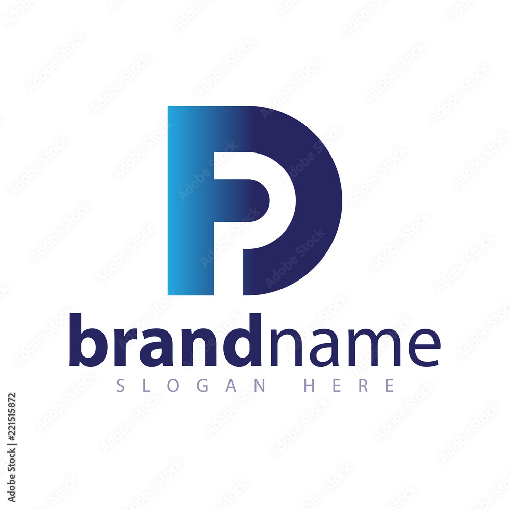 pd initial letter logo icon vector template pd initial letter logo icon vector template