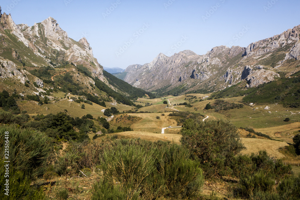 Natural Park of Somiedo in the mountains of Asturias, Spain