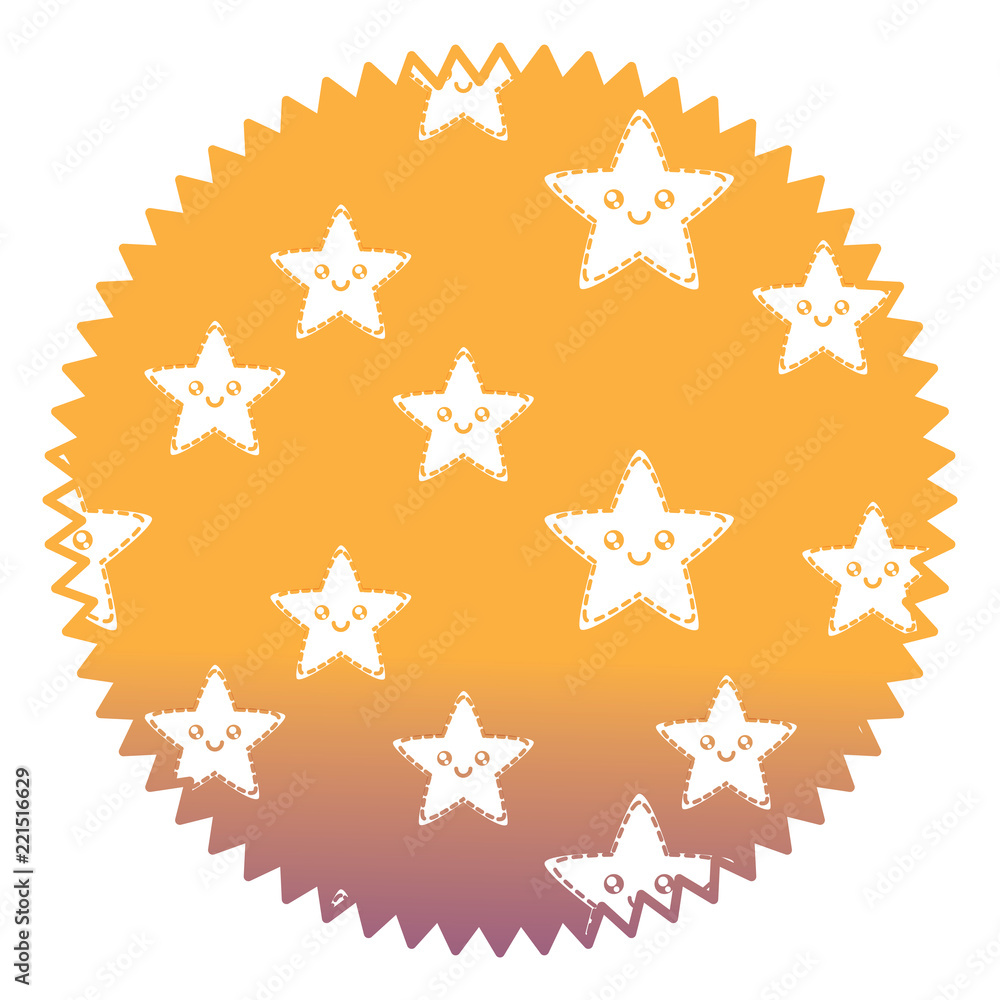 kawaii stars pattern kawaii stars pattern