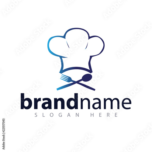 chef logo icon vector template