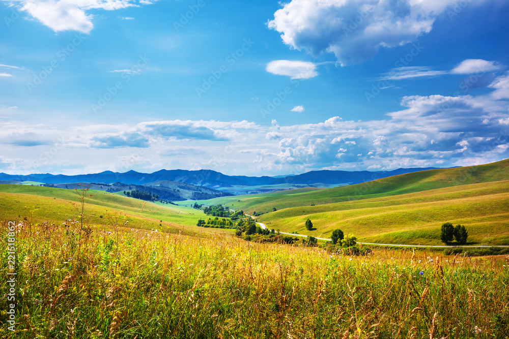 Fototapeta premium The mountains and hills. Altai