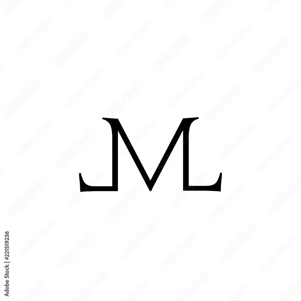 combination letter jml logo vector Stock Vector | Adobe Stock