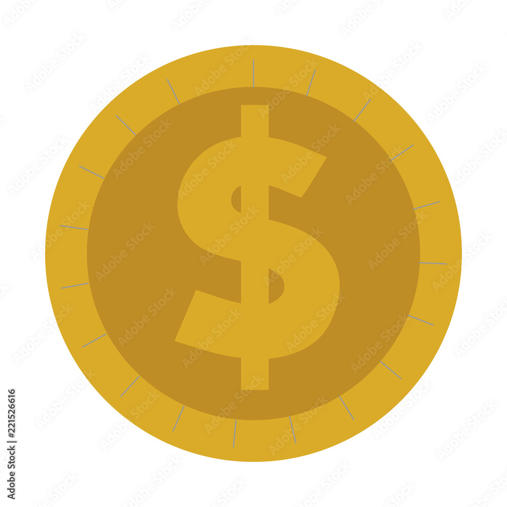 coin money isolated icon coin money isolated icon