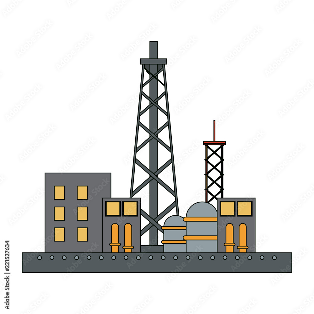 Obraz premium Plant industry machines