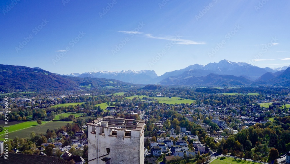 Obraz premium view of salzburg
