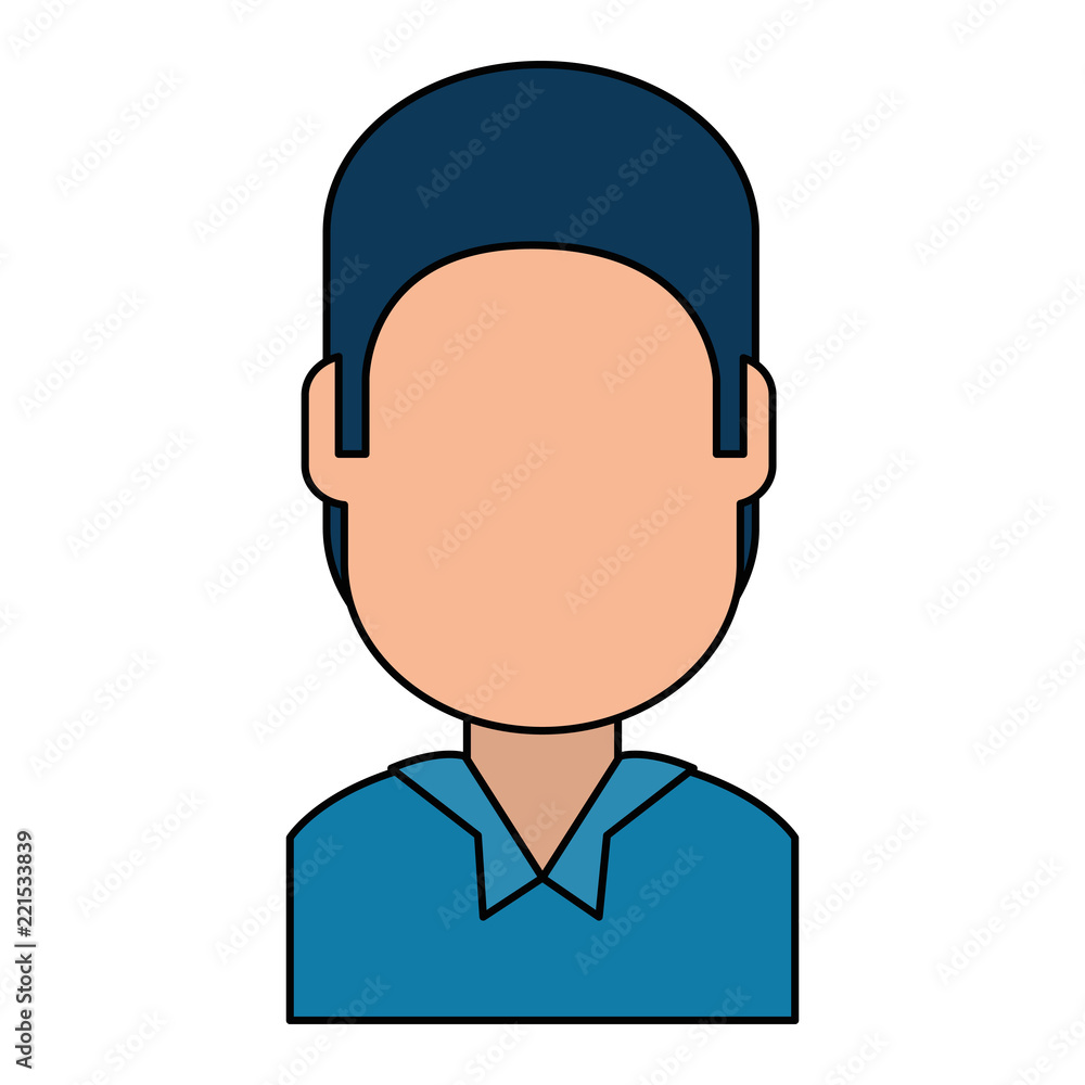 young man avatar character young man avatar character