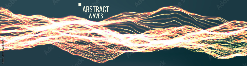 Music Waves Abstract Sound Background Vector. Pont Dance Waveform. Cyber Security. Illustration Music Waves Abstract Sound Background Vector. Pont Dance Waveform. Cyber Security. Illustration