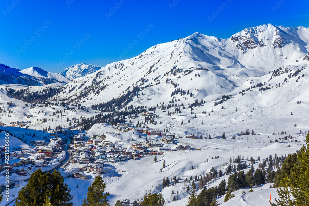 Ski resort in Austria, Obertauern
