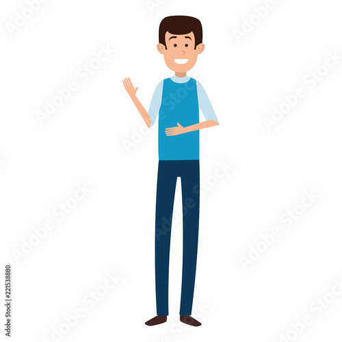 young man avatar character
