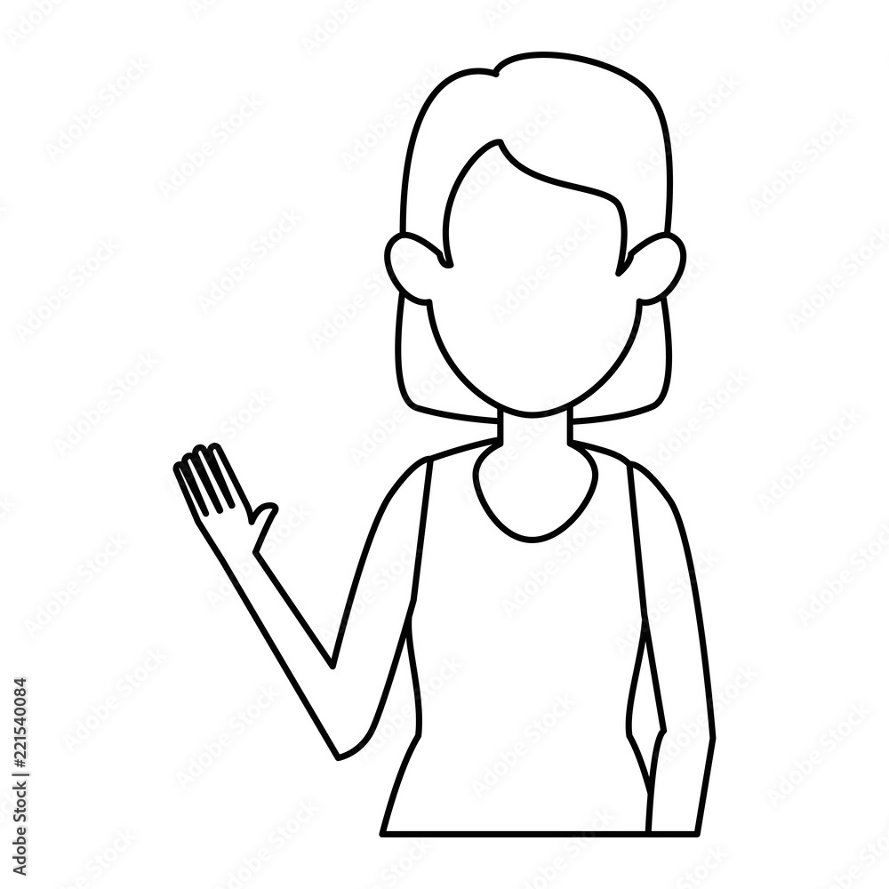 beautiful and young woman character beautiful and young woman character