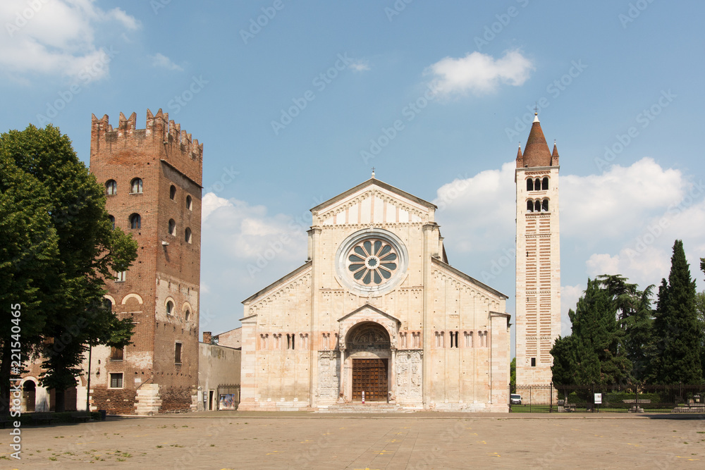 Kirch von San Zeno in Verona Italien