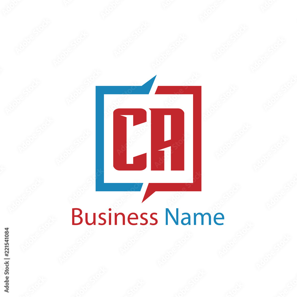 Initial Letter CA Logo Template Design Initial Letter CA Logo Template Design