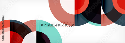 Vector circle abstract background