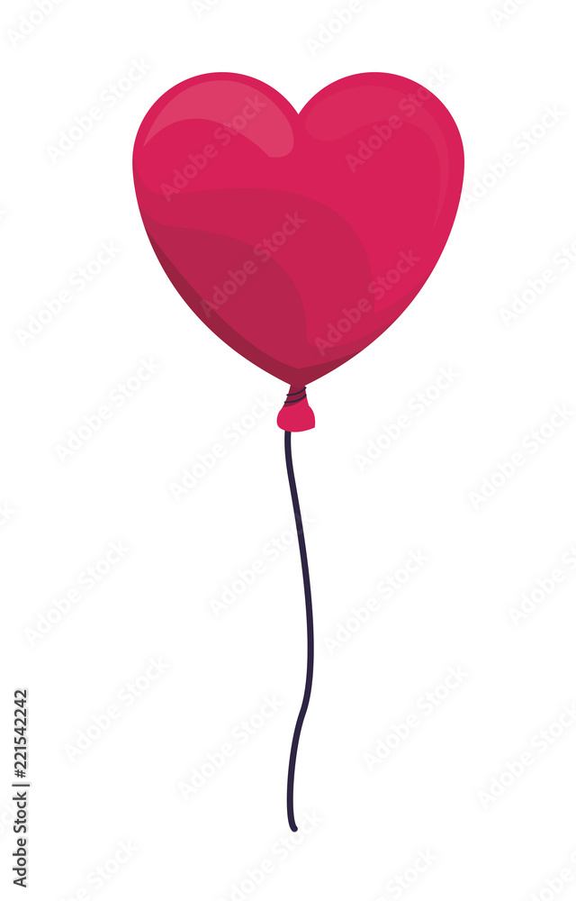Heart shaped balloon