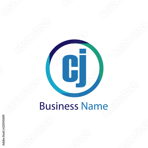 Free Download Initial Letter CJ Logo Template Design - GFXLoad