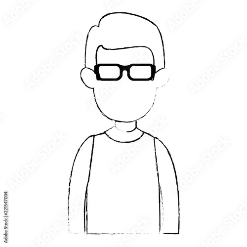 young man avatar character