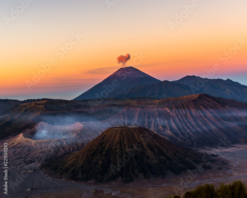 Mount Bromo vocalno at sunrise, Indonesia