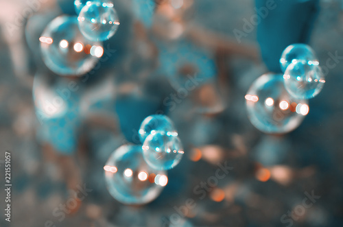 Abstract group of bubbles or cells