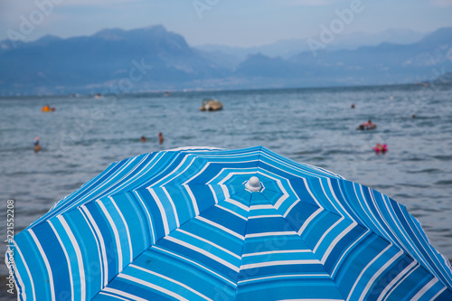 Parasol on Lake Garda