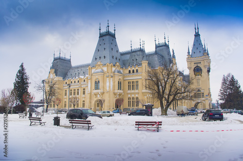 Palace of Culture in Iasi city, Romania.