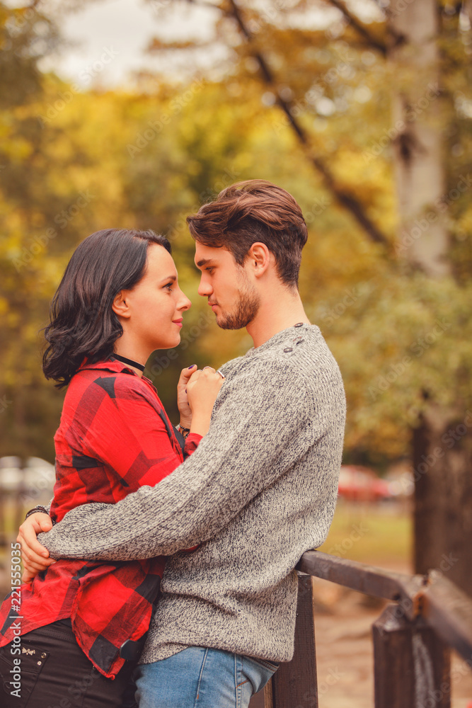Fototapeta premium Couple in love.
