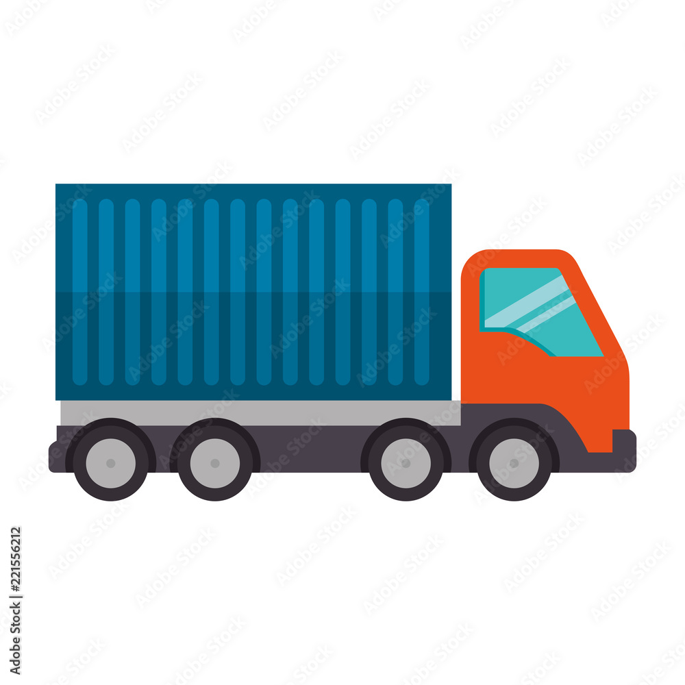 delivery service truck isolated icon delivery service truck isolated icon