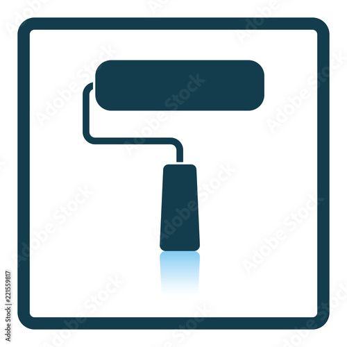 Icon of construction paint brushes