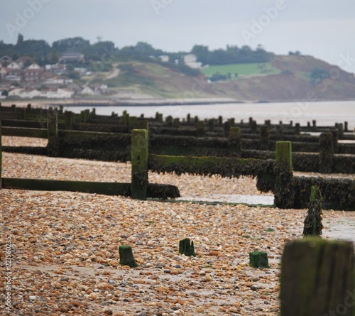 Leysdown-on-sea beach front, England photo