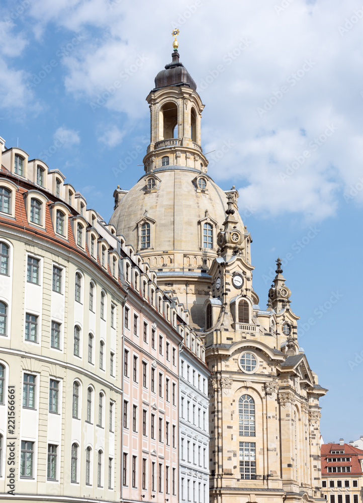 City of Dresden with Frauenkirche