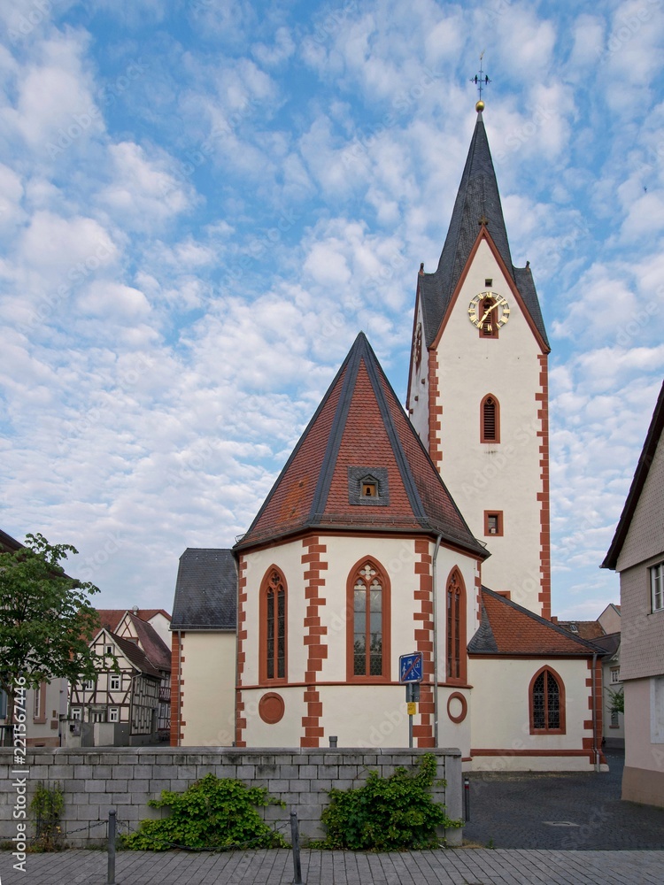 St. Nikolaus Kirche, Babenhausen, Hessen, Deutschland 