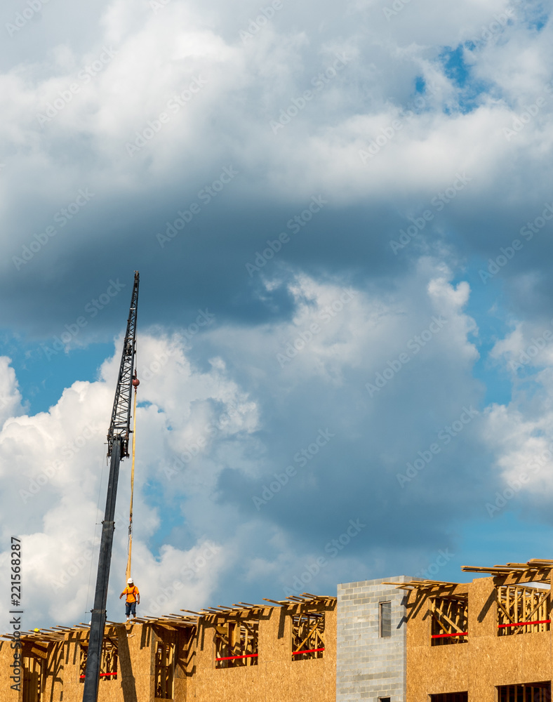 Construction Workers on roof