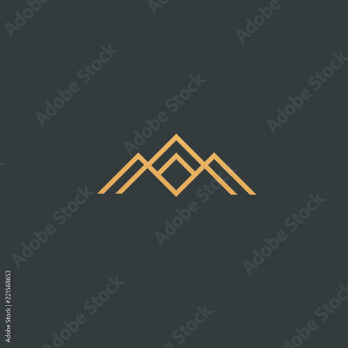 Abstract vetor crown logo vector design. Sign for beauty salon, elite accessories, jewelry, hotels, spa, wedding. Vintage decorative icon qween, king, princess.