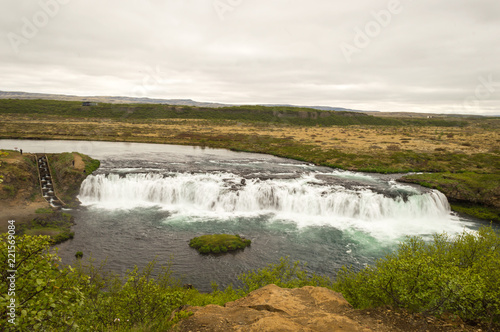 Vatnsleysufoss or Faxi waterfall  Faxafoss   Iceland