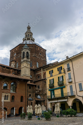 Renaissance Catholic Cathedral of Pavia (Duomo di Pavia), Lombardy, Italy © marcodotto