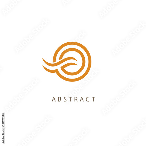 Monogram design elements, graceful template. Calligraphic elegant logo design. O logo line art monogram. Letter O on a dark background. Letter O vector logo. Business sign, identity, label, badge.