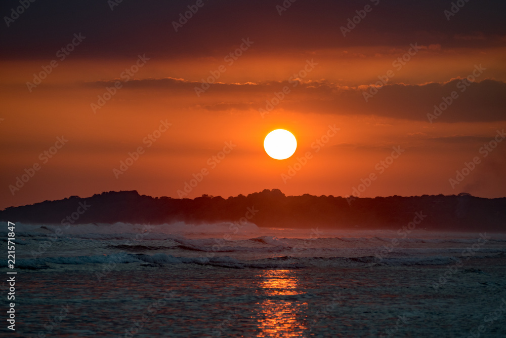 Beautiful sunset in Costa Rica / Esterillos Este Beautiful sunset in Costa Rica / Esterillos Este