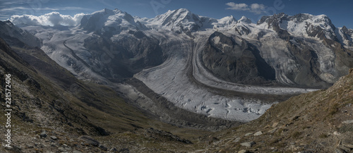 Monte Rosa und Gornergletscher photo