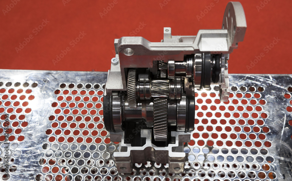 cross section of worm gear pump ; cross section of worm gear pump ;