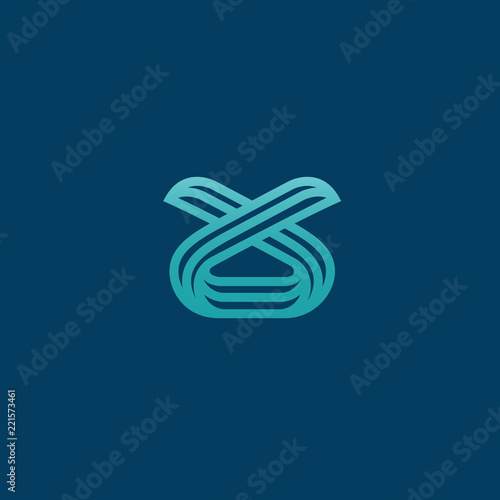 Free Download Abstract vetor logo vector design. Sign for business, internet communication company, digital agency, marketing. Modern decorative geometric icon. - GFXLoad