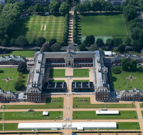 London Ranelagh Gardens - helicopter view photo