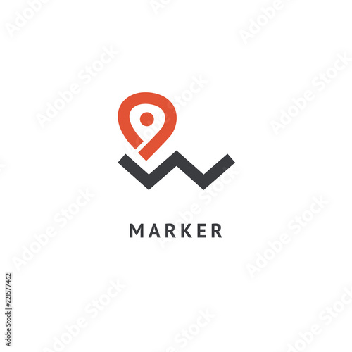 Map marker icon. Vector flat style illustration location pin logotype design. Location pin navigation logo template. Logo concept of navigator, guide, , booking hotel, Rent a Car, travel application. Free Download Map marker icon. Vector flat style illustration location pin logotype design. Location pin navigation logo template. Logo concept of navigator, guide, , booking hotel, Rent a Car, travel application. - GFXLoad