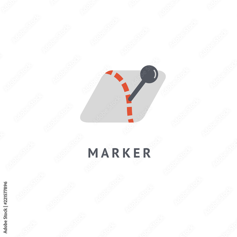Map marker icon. Vector flat style illustration location pin logotype design. Location pin navigation logo template. Logo concept of navigator, guide, , booking hotel, Rent a Car, travel application. Map marker icon. Vector flat style illustration location pin logotype design. Location pin navigation logo template. Logo concept of navigator, guide, , booking hotel, Rent a Car, travel application.