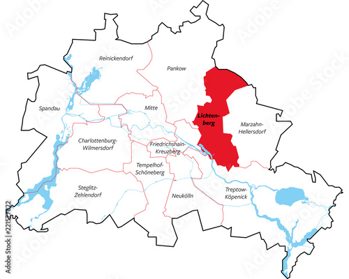 Berliner Bezirke - Lichtenberg