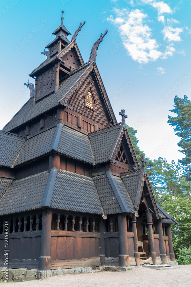 Fototapeta premium Norwegian Stave Church
