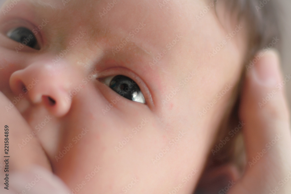Portrait of the baby of the girl. Cute baby girl. Portrait of the baby of the girl. Cute baby girl.