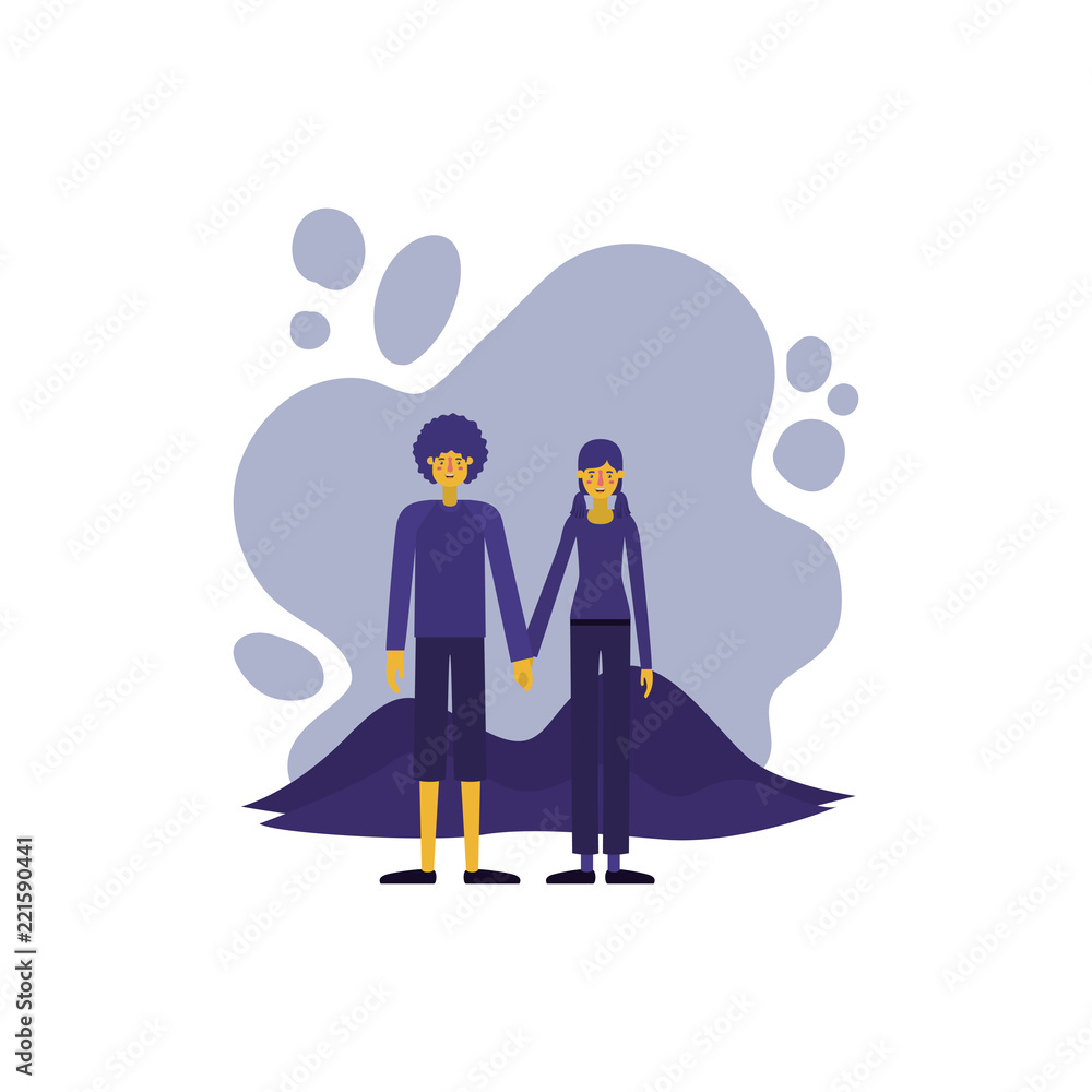 couple in the terrain characters couple in the terrain characters