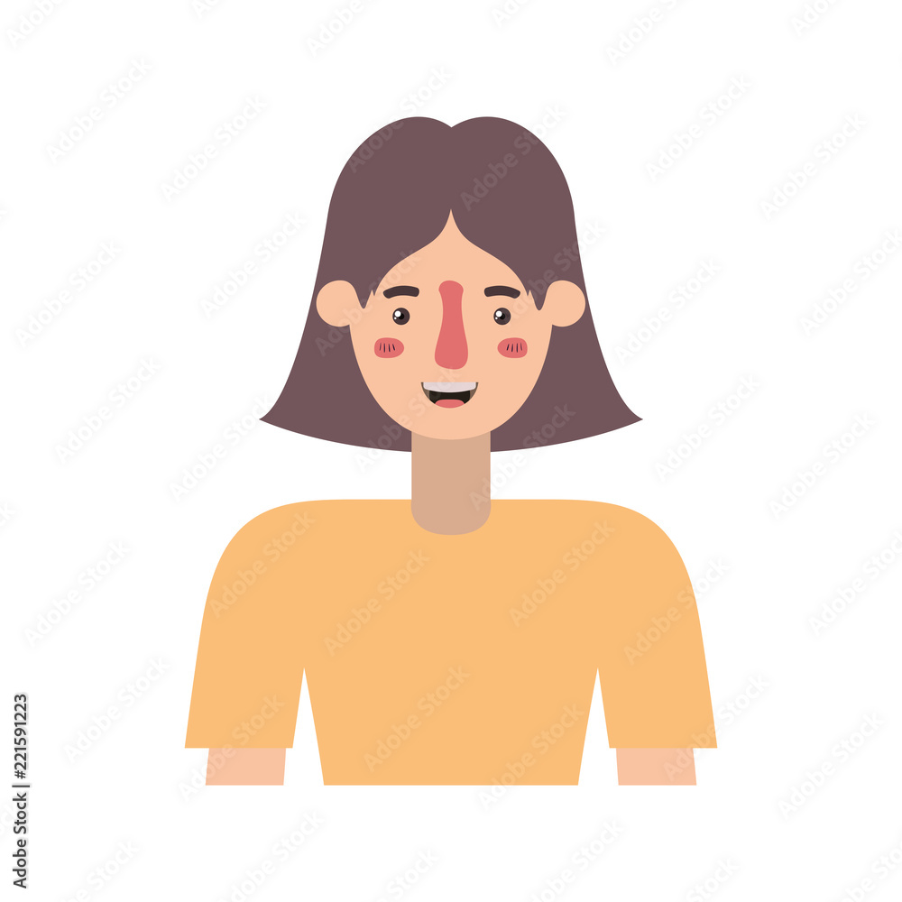 beautiful and young woman character beautiful and young woman character
