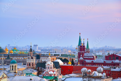 Russia. Moscow. Panoramic view of Moscow photo