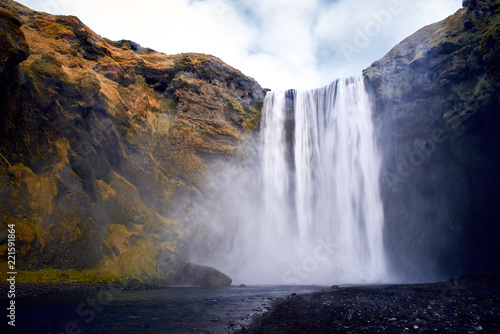 Skogafoss  is a waterfall in Iceland 