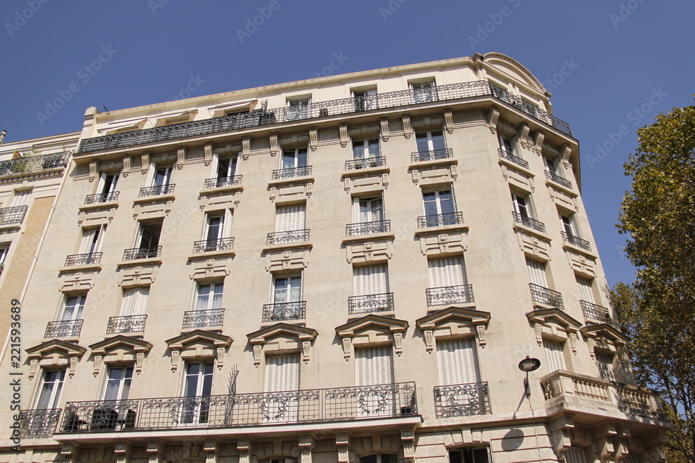 Immeuble du quartier Saint-lambert à Paris